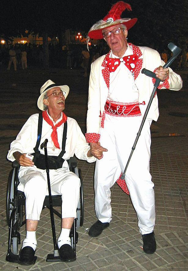 ¡Viva San Firteen! With Chris Humphreys. I love this photo. Pamplona and San Fermin…no matter how old you get, you’re still a teenager.