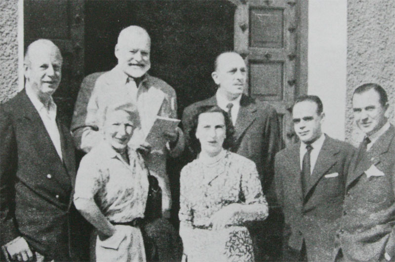 Hemingway pasó por Pamplona y comió en el restaurante Las Pocholas.