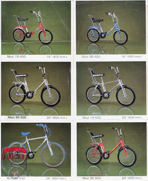 Modelos de las bicicletas BH de 1983