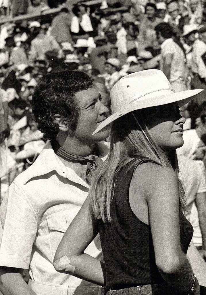 Pamplona 1971, with Eleonore.
