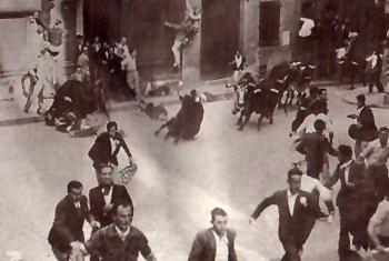 July 12th 1936, the first photo of the encierro to go worldwide