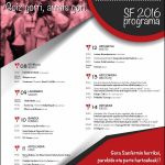 Programa de las peñas de la calle jarauta para Sanfermin 2016